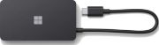 Picture of Microsoft USB C Travel Hub HDMI, VGA, USB A, USB C and Ethernet Ports, Black (1E4-00010)