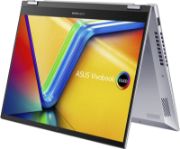 Picture of Asus VivoBook Flip  TRANSPARENT SILVER 14" WUXGA I9-13900H 16GB  1T SSD PCIE IntelShared ILLUMINATEDCHICLET Win11