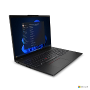Picture of NB Lenovo ThinkPad L16 Gen 1 (Intel)- Intel Core Ultra 7 155U, 12C (2P + 8E + 2LPE) / 14T, Max Turbo up to4.8GHz, 12MB)- 1x 16GB SO-DIMM DDR5-5600- 512GB SSD M.2 2280 PCIe 4.0x4 NVMe Opal 2.0- IntegratedIntel Graphics- 16" WUXGA (1920x1200) IPS 300nits Anti-glare, 45% NTSC- Windows 11 Pro- Black